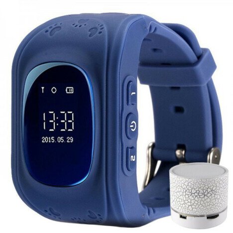 Ceas cu GPS Tracker si Telefon pentru copii iUni Kid60, Bluetooth, Apel SOS, Activity and sleep, Ble